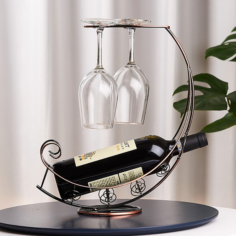 Wine Rack Wall Mount - ●Creative Metal Wine Rack Hanging Wine