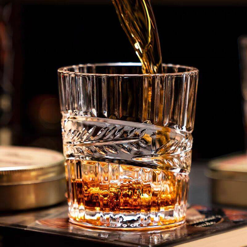 Embossed Whiskey Glass High-Qu - Wine Beer Spirits ulasan dan harga
