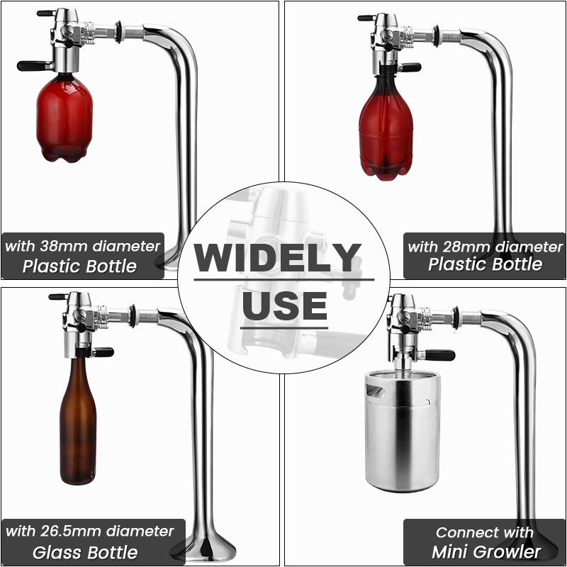No-foam Bottles Filling Stainl - Wine Beer Spirits ulasan dan harga