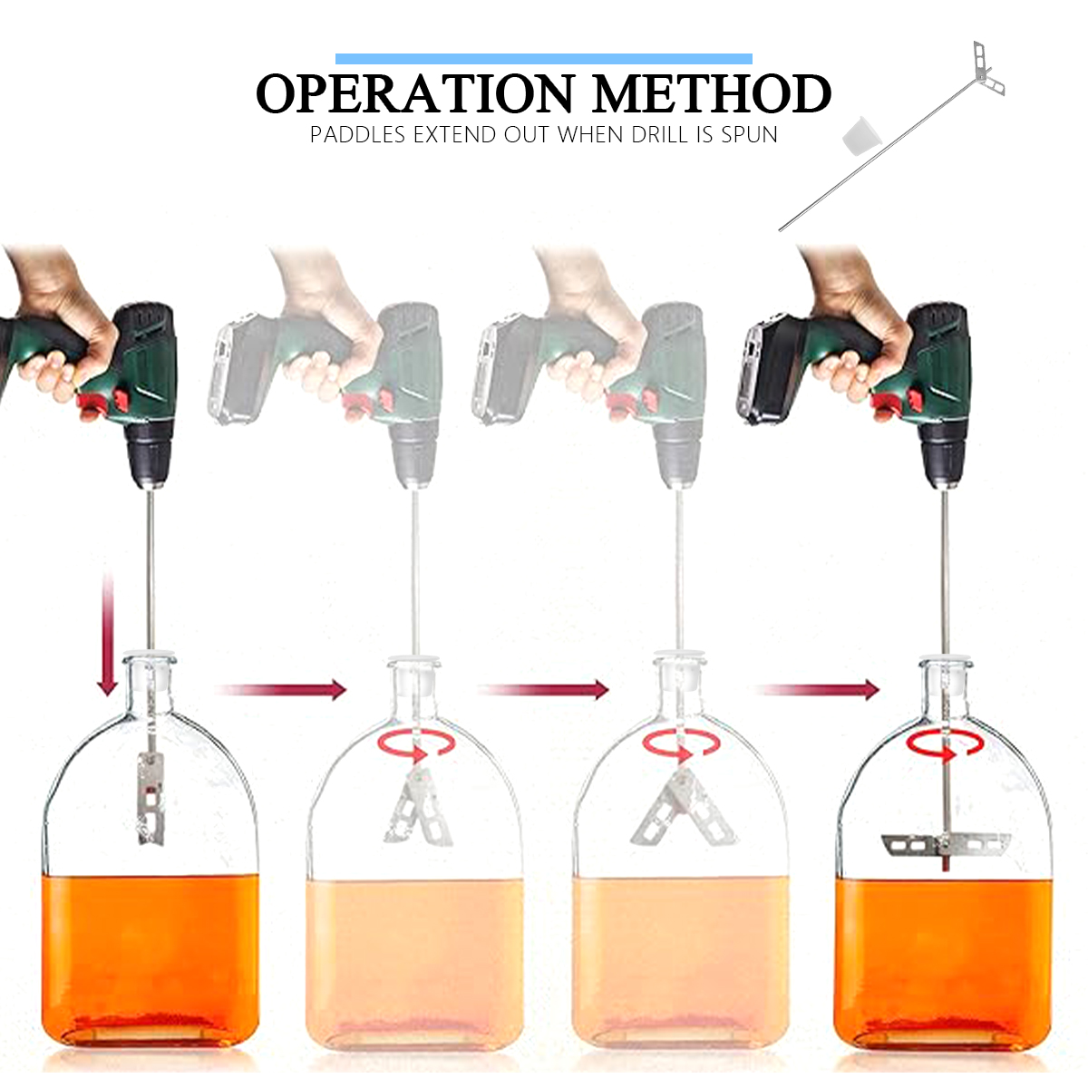 Beer Degassing Stirrer Paddle, - Wine Mix With Beer ulasan dan harga