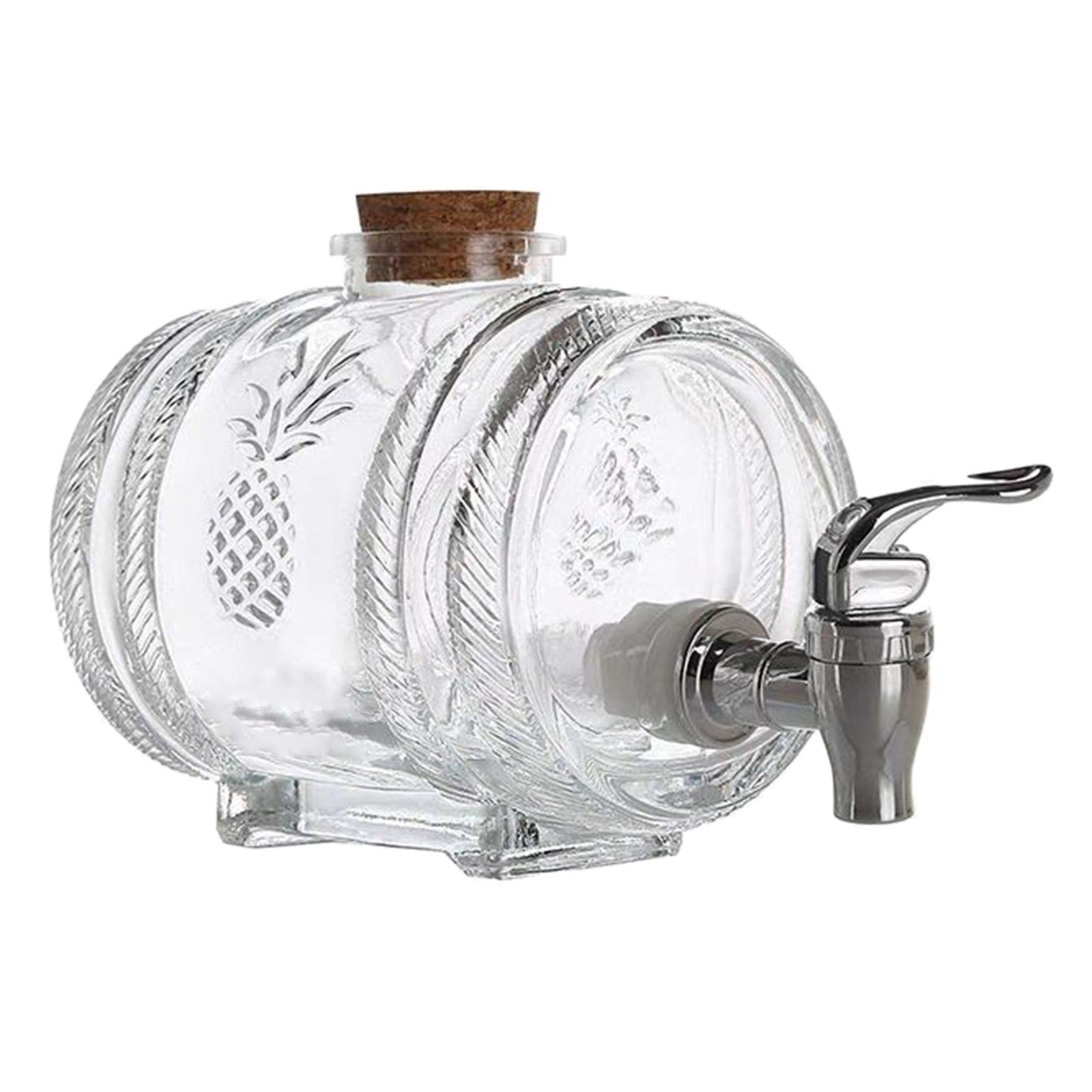 Premium Glass Barrel Dispenser - Wine Beer Spirits ulasan dan harga