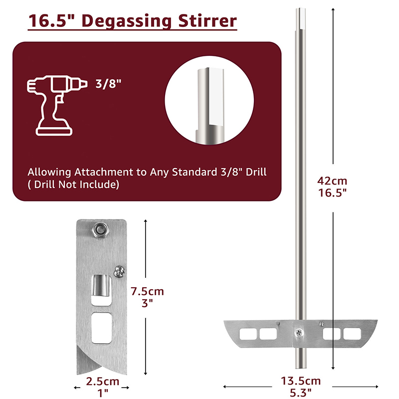Stainless Steel Drill Stirrer, - Wine Mix With Beer ulasan dan harga