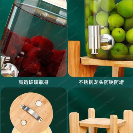 11L Glass Sparkling Wine Bucke - Wine Mix With Beer ulasan dan harga