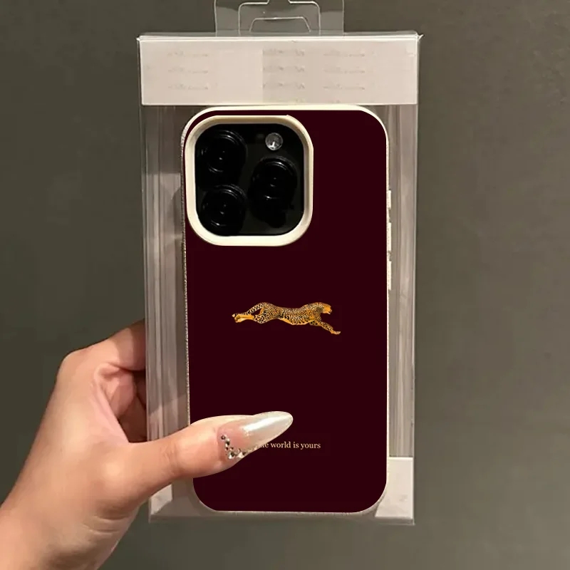 Fashion Leopard Wine Red Soft  - Wine & Beer Quito ulasan dan harga