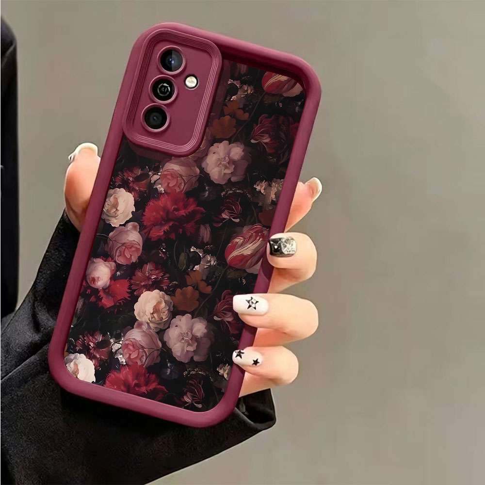 Wine Red Rose Pattern Phone Ca - Wine & Beer Quito ulasan dan harga