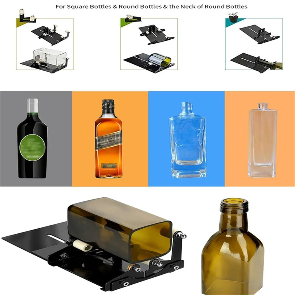 DIY Glass Bottle Cutter Tool S - Wine Beer Combination ulasan dan harga