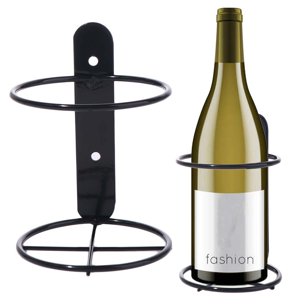 Iron Wall Mounted Wine Bottle  - Wine Rack Wall Mount ulasan dan harga