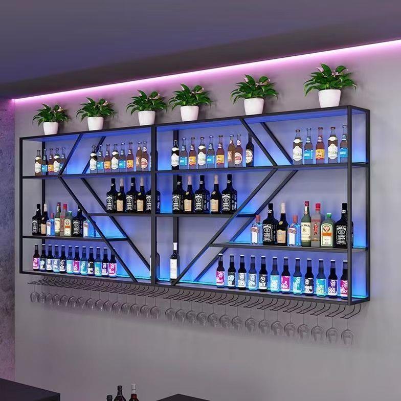 Wall hanging wine rack Wall lu - Wine Beer Restaurant ulasan dan harga