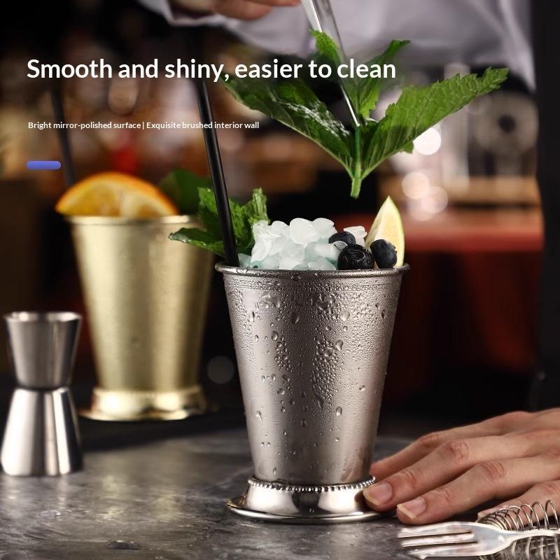 【MA】Stainless Steel Mint Julep - Wine Mix With Beer ulasan dan harga
