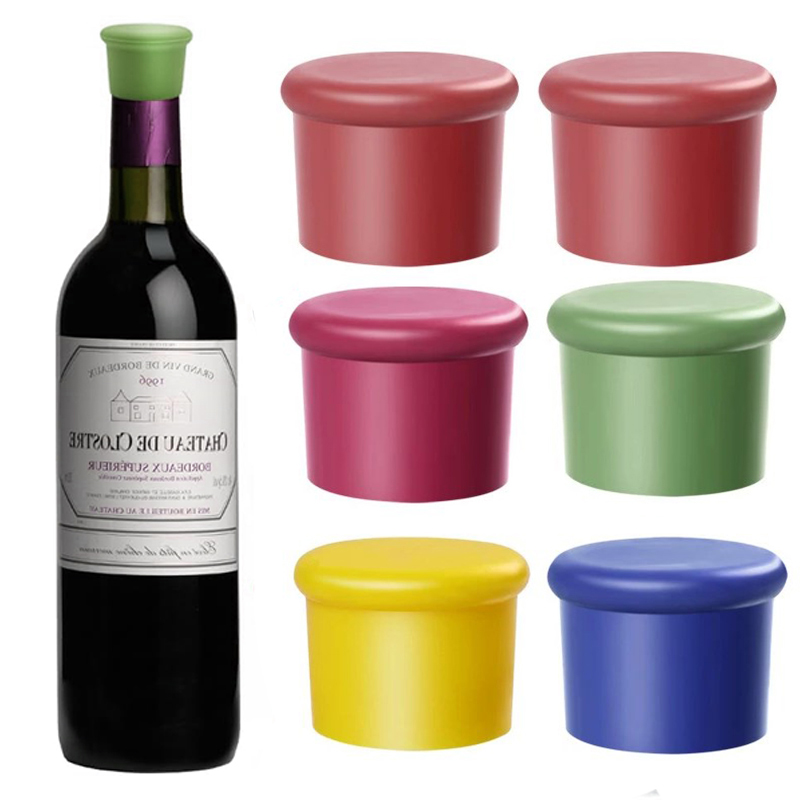 1/5pcs Wine Stoppers Reusable  - Wine Beer Spirits ulasan dan harga