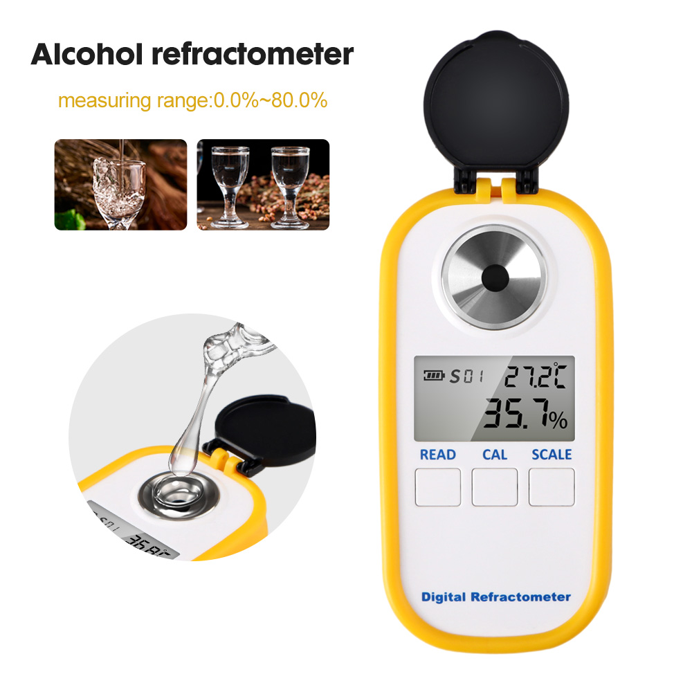 Digital Alcohol Refractometer  - Wine Beer Spirits ulasan dan harga