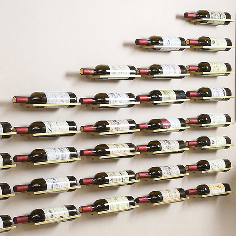 1PC Wall-Mounted Bar Wine Rack - Wine Rack Wall Mount ulasan dan harga