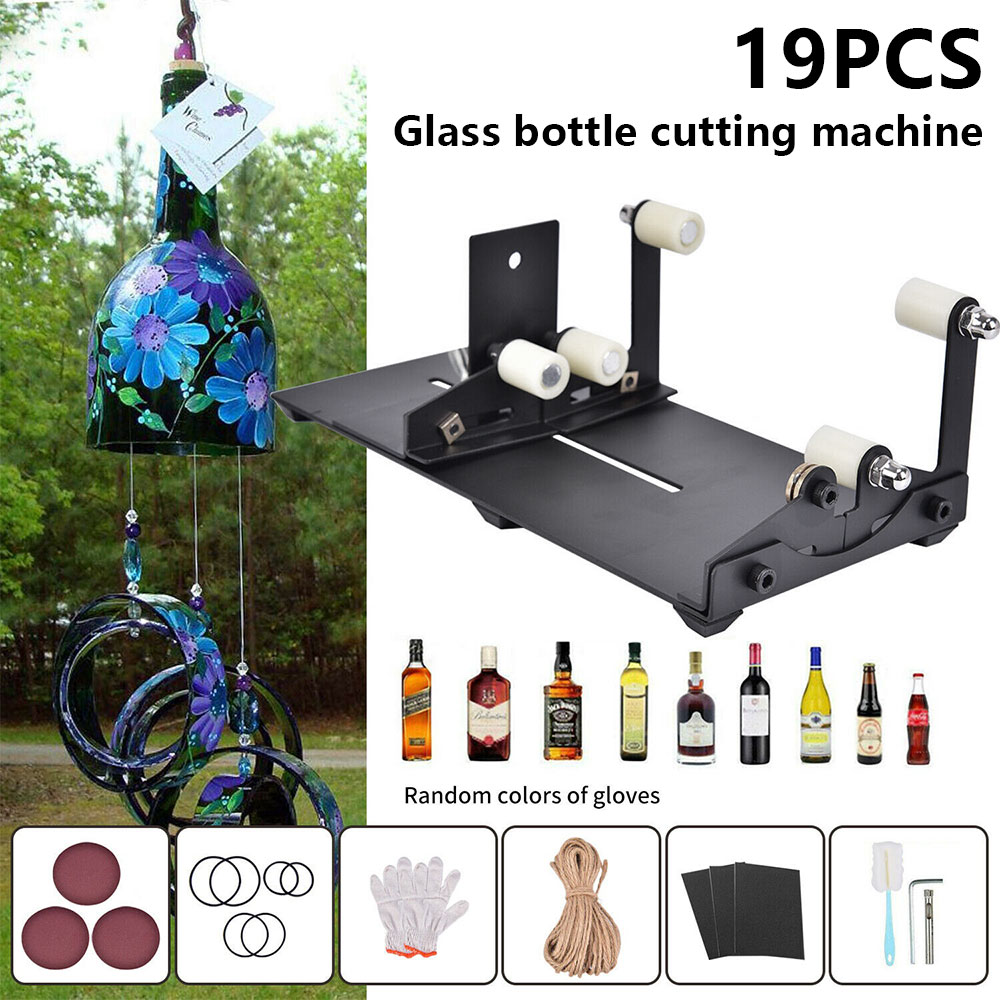 19Pcs Glass Bottle Cutter Tool - Wine Beer Spirits ulasan dan harga
