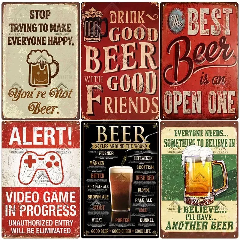 Bar Pub Sign Decor Funny Quote - Beer And Wine Quote ulasan dan harga
