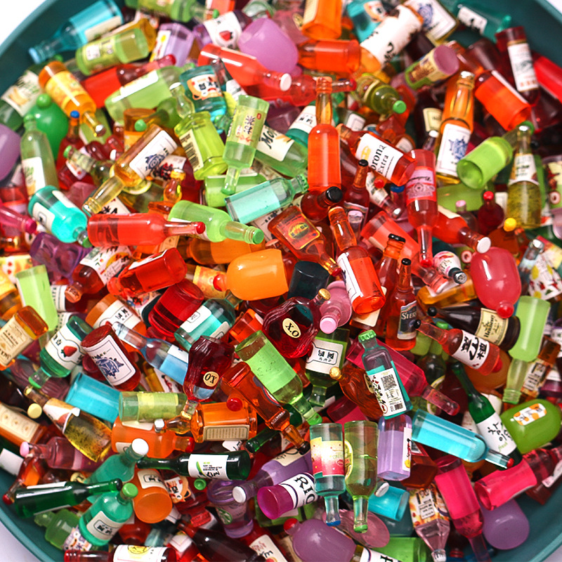 20Pcs Mixed Mini Resin Simulat - Wine Mix With Beer ulasan dan harga
