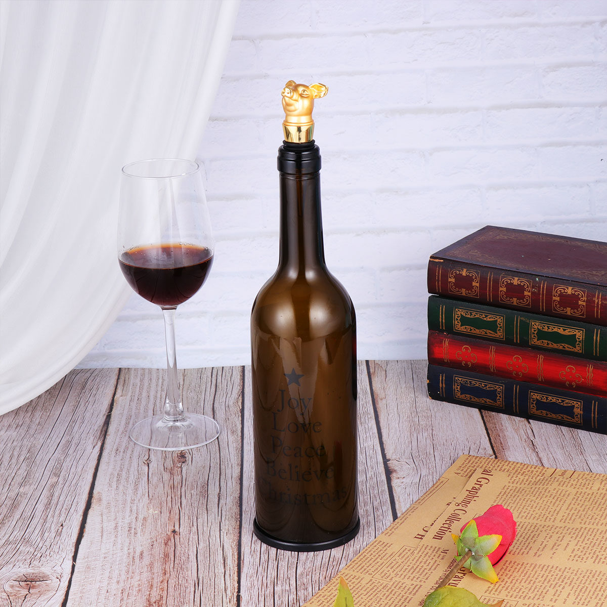 1Pcs Creative Pig Wine Stopper - Wine Beer Restaurant ulasan dan harga