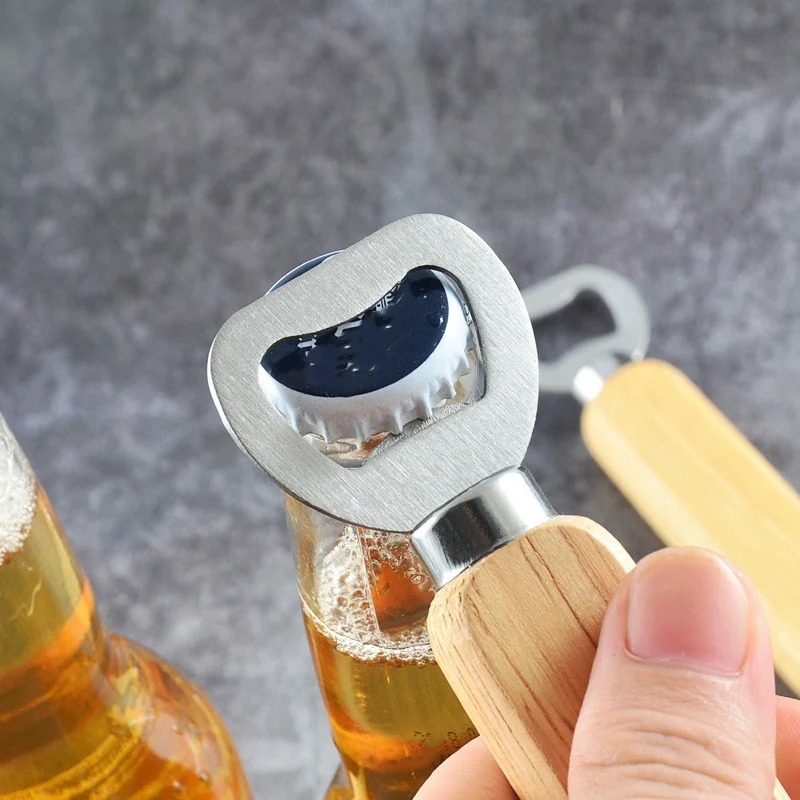 Wood Wine Bottle Opener, Beer  - Wine Beer Restaurant ulasan dan harga
