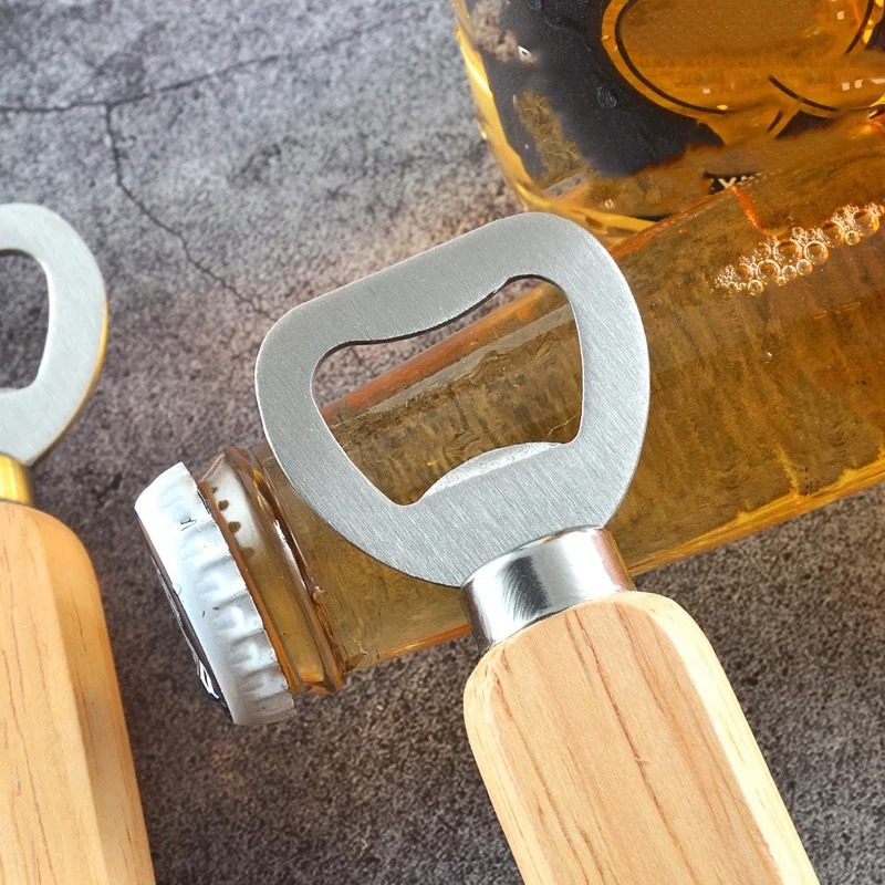 Wood Wine Bottle Opener, Beer  - Wine Beer Restaurant ulasan dan harga