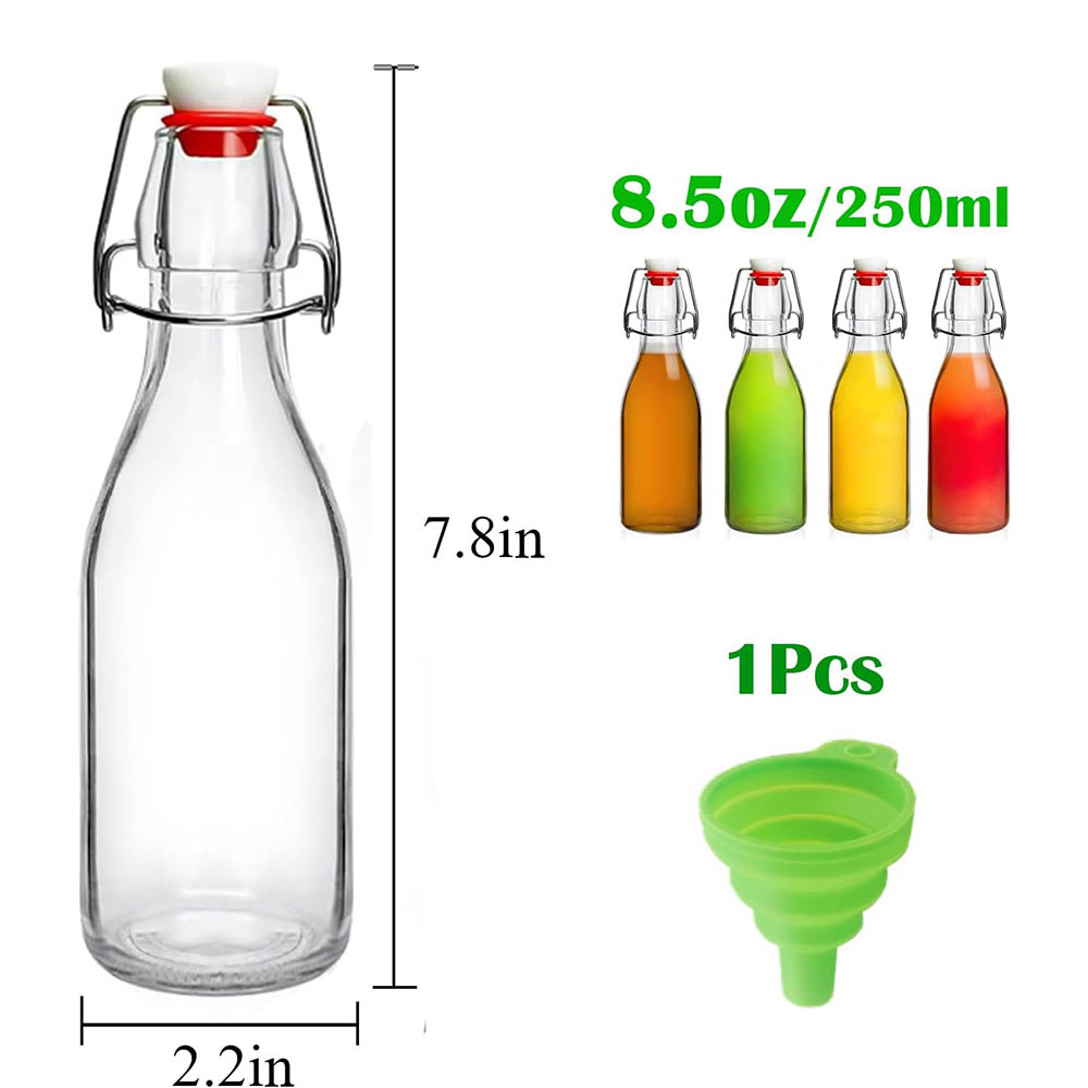 Swing Top Glass Bottles 8.5oz, - Wine Beer Spirits ulasan dan harga