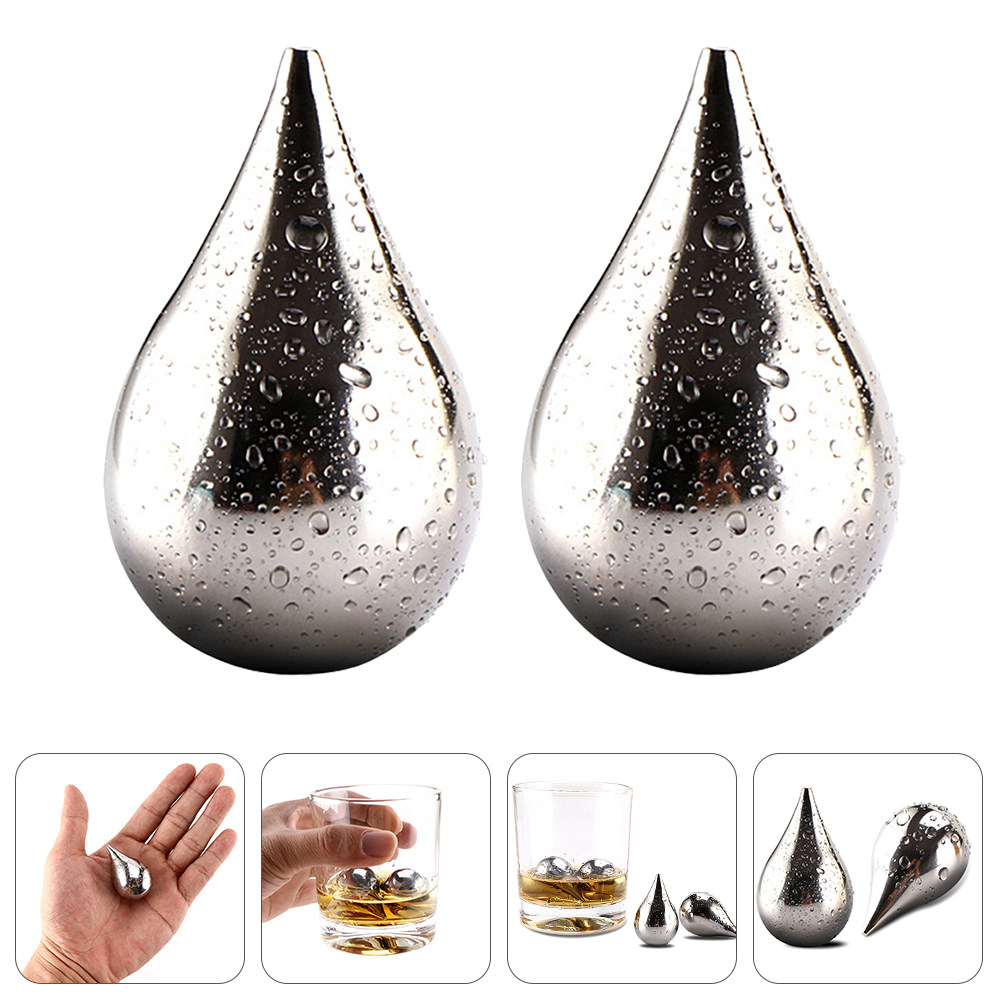 2Pcs Food Grade Stainless Stee - Wine Beer Spirits ulasan dan harga