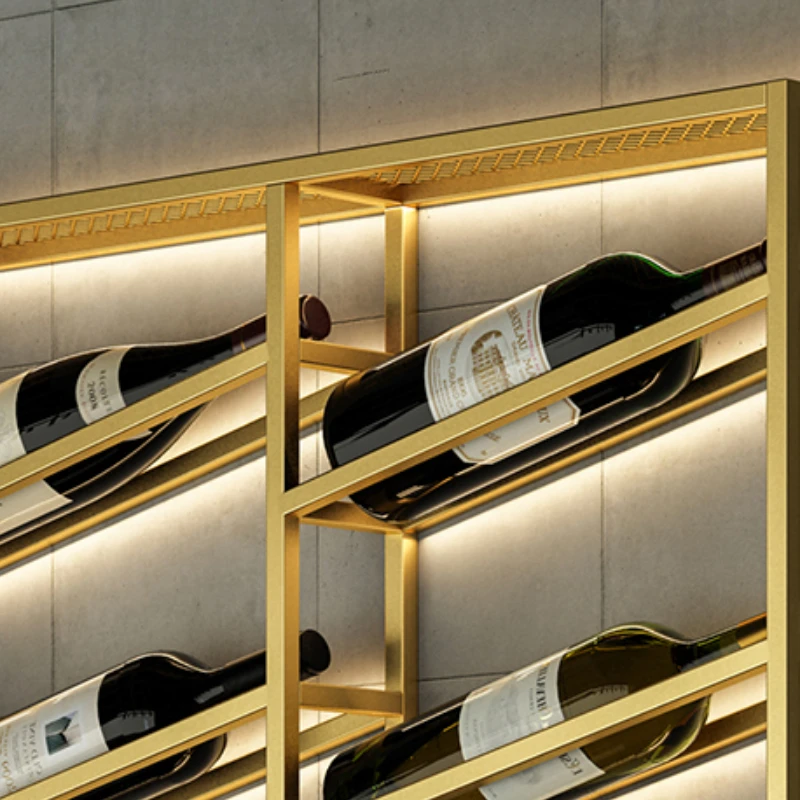 Luxury Metal Wine Racks Storag - Wine Beer Restaurant ulasan dan harga