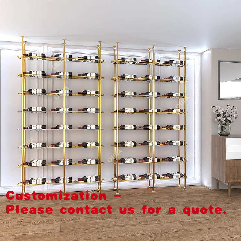 custom.Metal Bar Restaurant Ir - Wine Rack Wall Mount ulasan dan harga