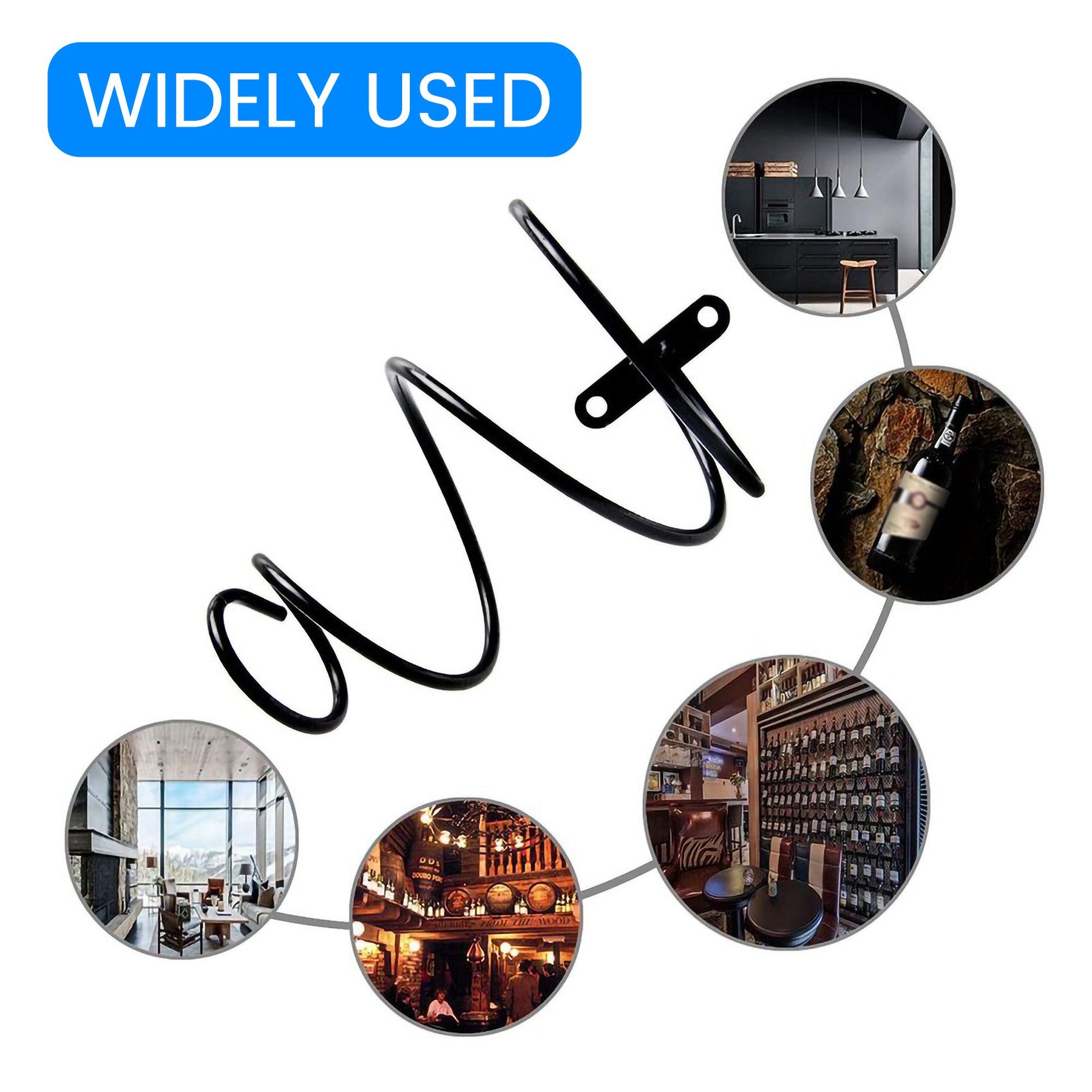 AEE8-3Pack Simple Single Bottl - Wine Rack Wall Mount ulasan dan harga